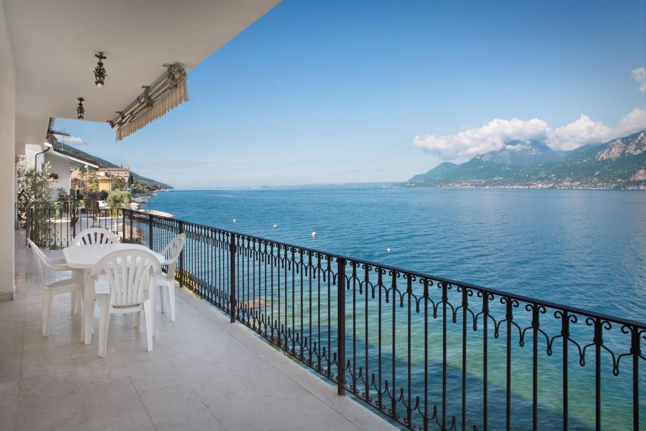 Villa Francesca-Grande Appartamento In Riva Al Lago 브렌조네 술 가르다 외부 사진